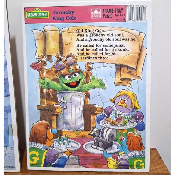 Lot of 1980's Frame Tray Puzzle Golden Pound Puppies Sesame Street Horse Kids - Picture 16 of 16